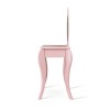 Masa de toaleta cu taburet pentru copii Liona Rosa, MDF, roz, H.105 cm, BNBK000063-UN