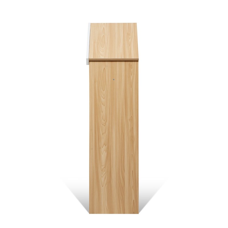 Dulap pentru copii Cloudy, MDF, natural/alb, H.116 cm, BNBK000068-WH