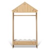 Dulap pentru copii Cloudy, MDF, natural/alb, H.116 cm, BNBK000068-WH