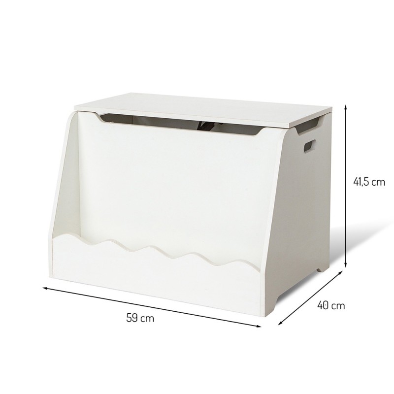 Cutie de jucarii Cloudy, MDF, roz, L.59 cm, BNBK000069-PK