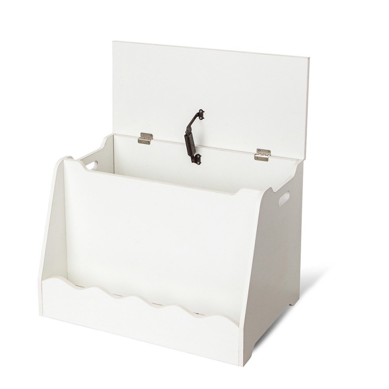 Cutie de jucarii Cloudy, MDF, alb, L.59 cm, BNBK000069-WH