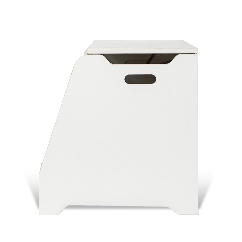 Cutie de jucarii Cloudy, MDF, alb, L.59 cm, BNBK000069-WH