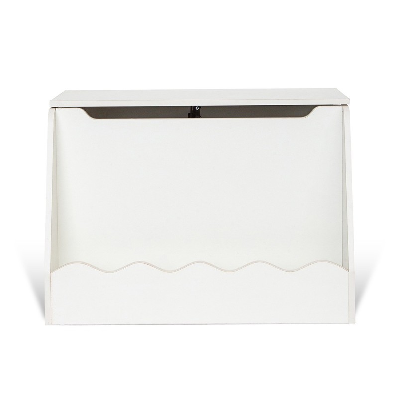 Cutie de jucarii Cloudy, MDF, alb, L.59 cm, BNBK000069-WH