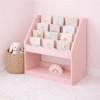 Raft pentru copii Cloudy Rosa, MDF, roz, H.72 cm, BNBK000070-PK