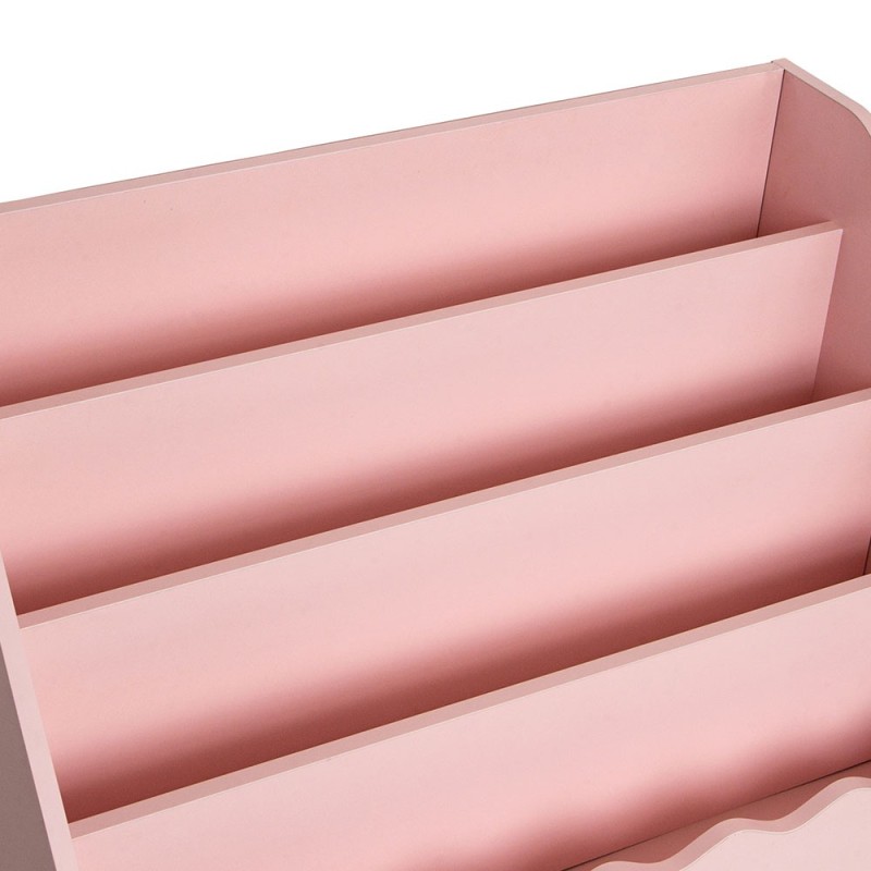 Raft pentru copii Cloudy Rosa, MDF, roz, H.72 cm, BNBK000070-PK