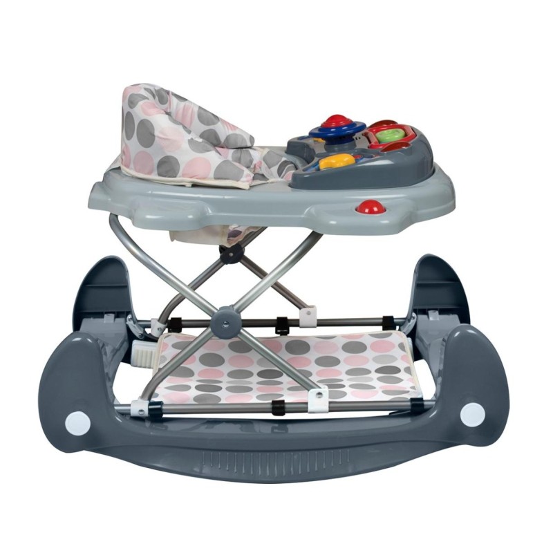 Premergator 2 in 1 Classic Star, plastic, gri/roz, H.53 cm, BNBW002-PKGY