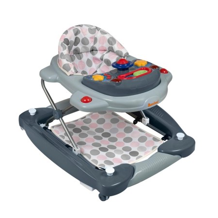 Premergator 2 in 1 Classic Star, plastic, gri/roz, H.53 cm, BNBW002-PKGY