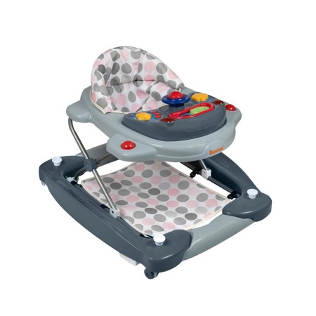 Premergator 2 in 1 Classic Star, plastic, gri/roz, H.53 cm, BNBW002-PKGY