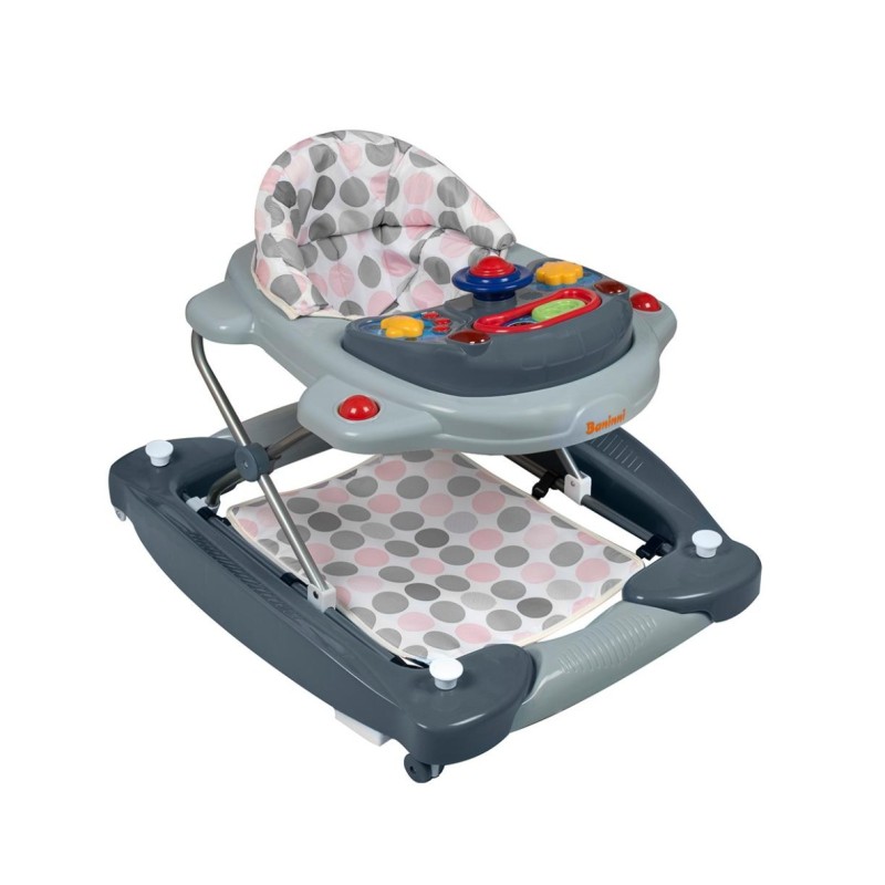 Premergator 2 in 1 Classic Star, plastic, gri/roz, H.53 cm, BNBW002-PKGY