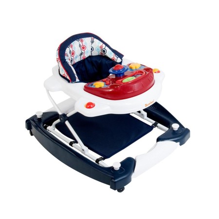 Premergator 2 in 1 Classic Star, plastic, albastru/rosu, H.53 cm, BNBW002-RRD