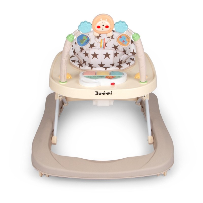 Premergator 2 in 1 pentru bebelusi Totti, plastic, bej, H.70 cm, BNBW011-BG