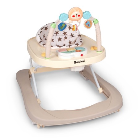 Premergator 2 in 1 pentru bebelusi Totti, plastic, bej, H.70 cm, BNBW011-BG