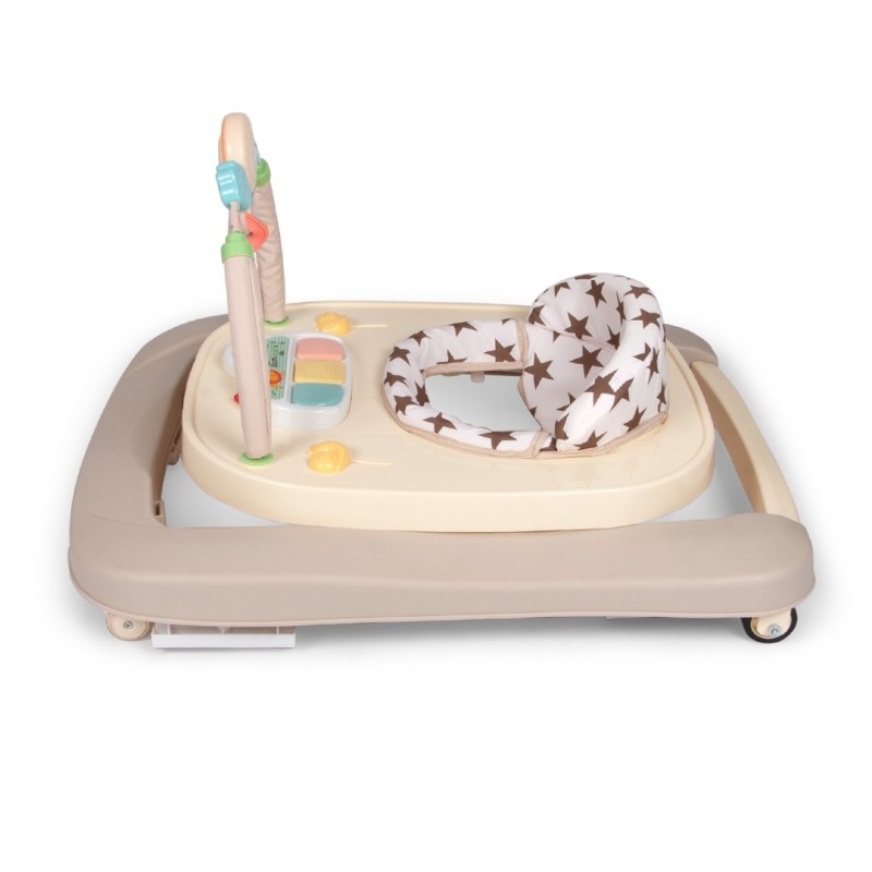 Premergator 2 in 1 pentru bebelusi Totti, plastic, bej, H.70 cm, BNBW011-BG