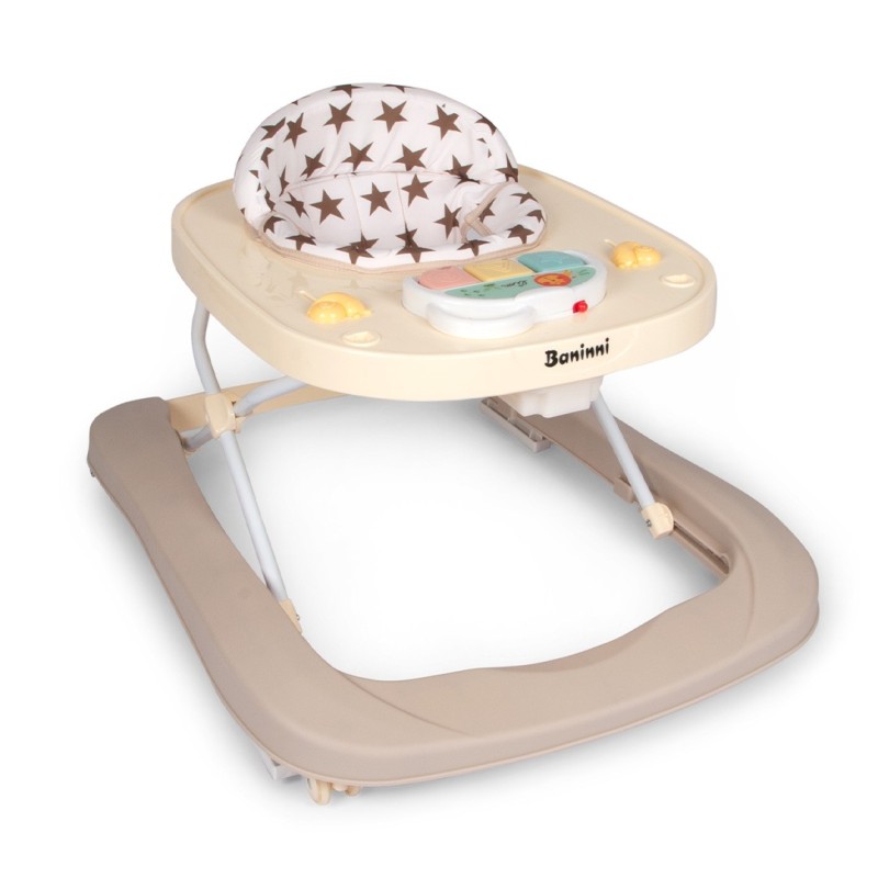 Premergator 2 in 1 pentru bebelusi Totti, plastic, bej, H.70 cm, BNBW011-BG