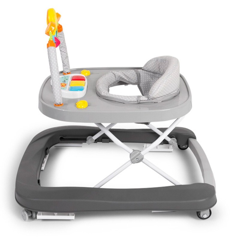 Premergator 2 in 1 pentru bebelusi Totti, plastic, gri, H.70 cm, BNBW011-GY