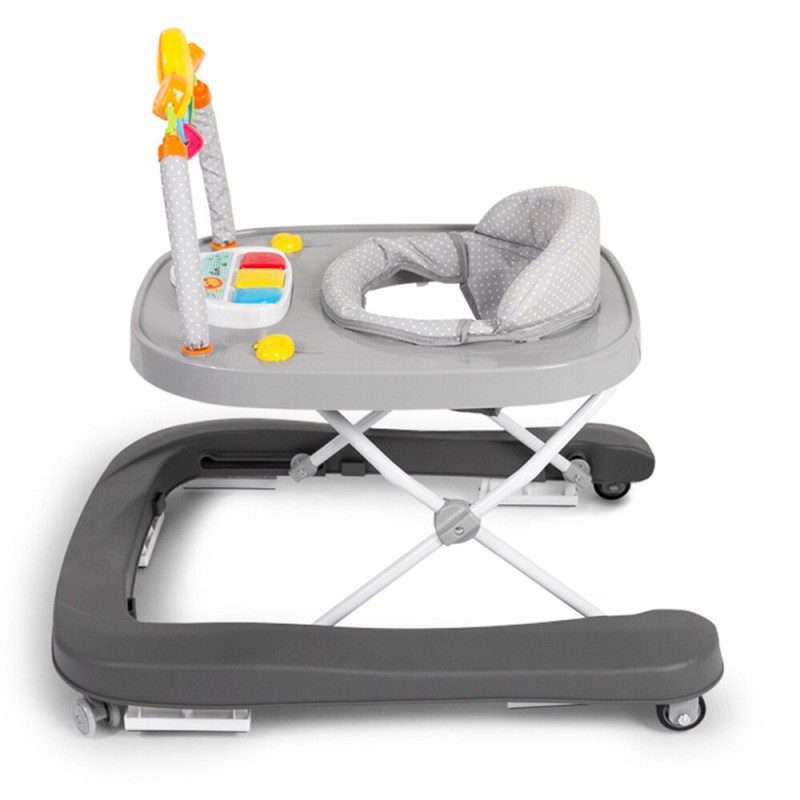 Premergator 2 in 1 pentru bebelusi Totti, plastic, gri, H.70 cm, BNBW011-GY