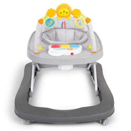 Premergator 2 in 1 pentru bebelusi Totti, plastic, gri, H.70 cm, BNBW011-GY