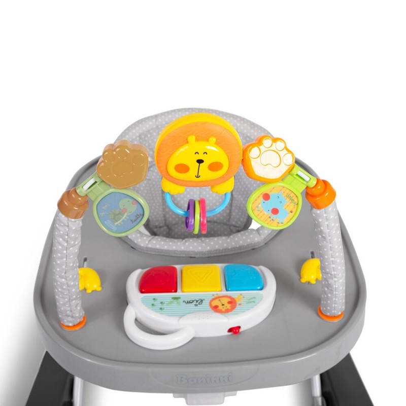 Premergator 2 in 1 pentru bebelusi Totti, plastic, gri, H.70 cm, BNBW011-GY