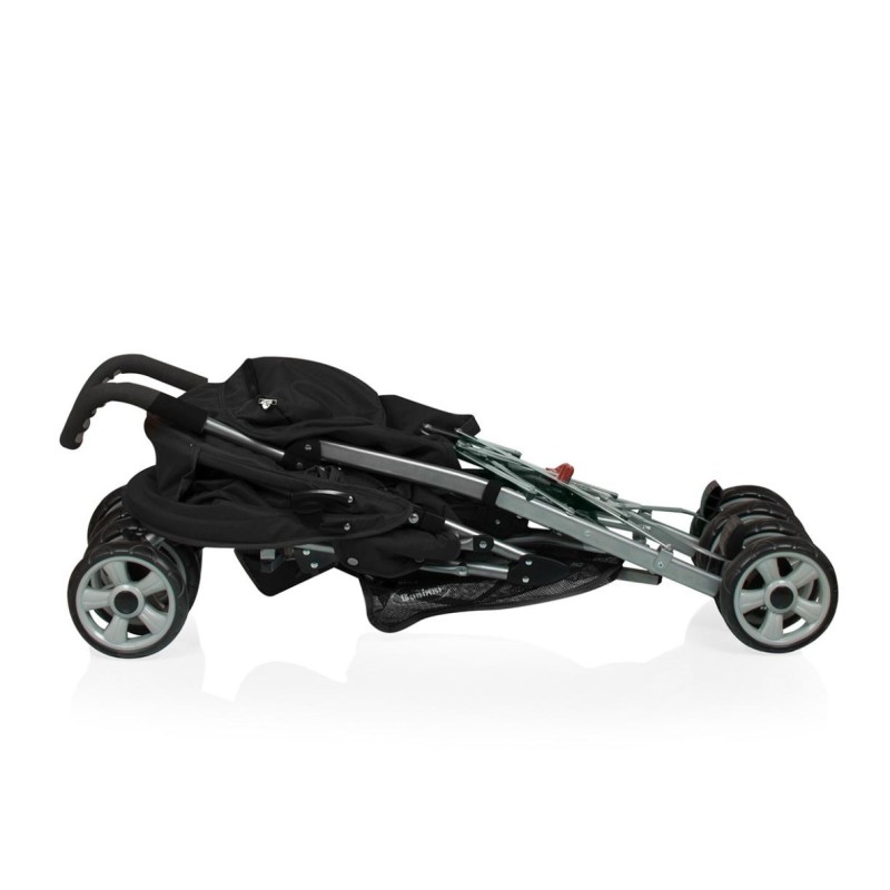 Carucior Luca, metal, poliester, negru, L.80 cm, BNST015-BK