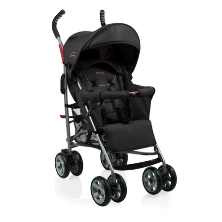 Carucior Luca, metal, poliester, negru, L.80 cm, BNST015-BK