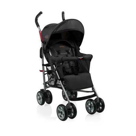 Carucior Luca, metal, poliester, negru, L.80 cm, BNST015-BK