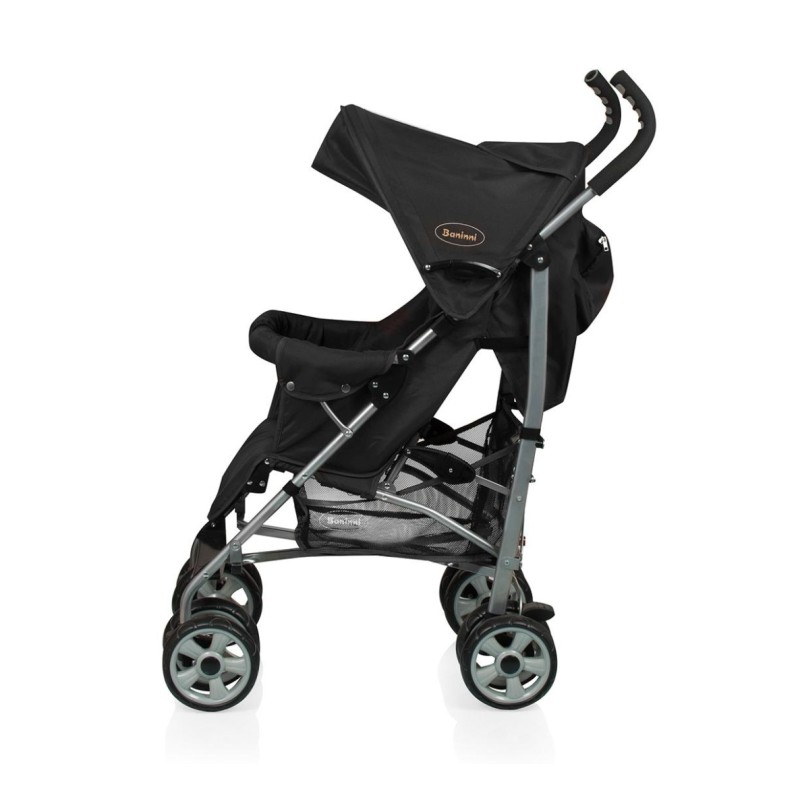 Carucior Luca, metal, poliester, negru, L.80 cm, BNST015-BK