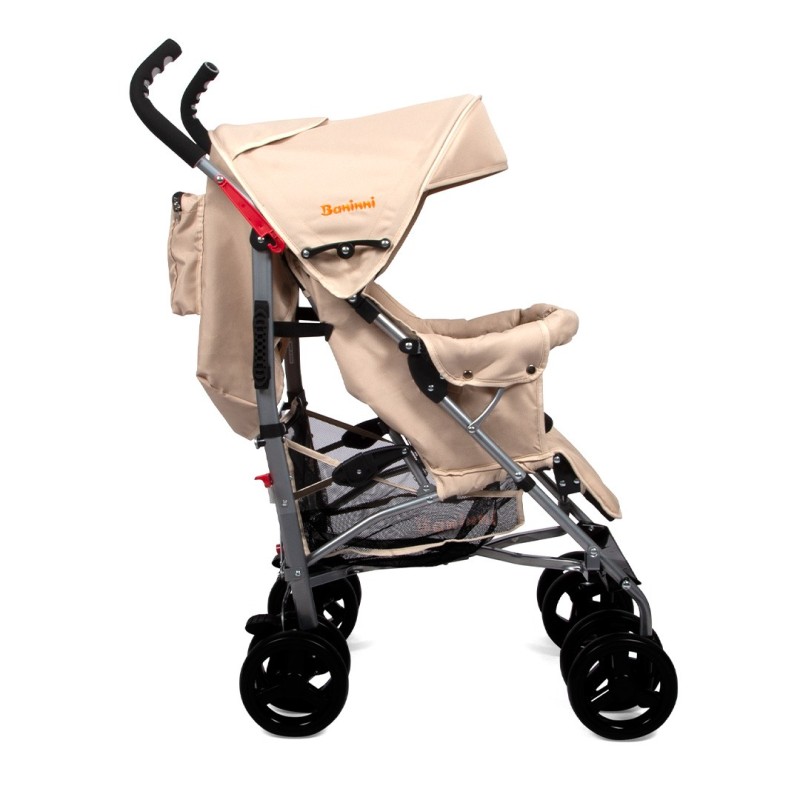 Carucior Luca, metal, poliester, bej, L.80 cm, BNST015-SD