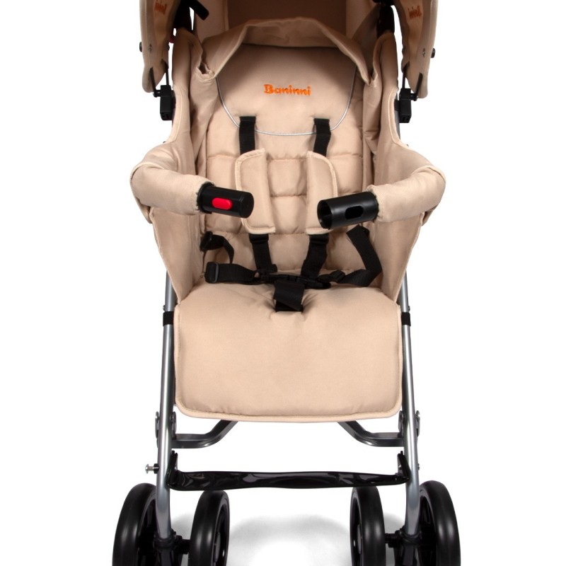 Carucior Luca, metal, poliester, bej, L.80 cm, BNST015-SD
