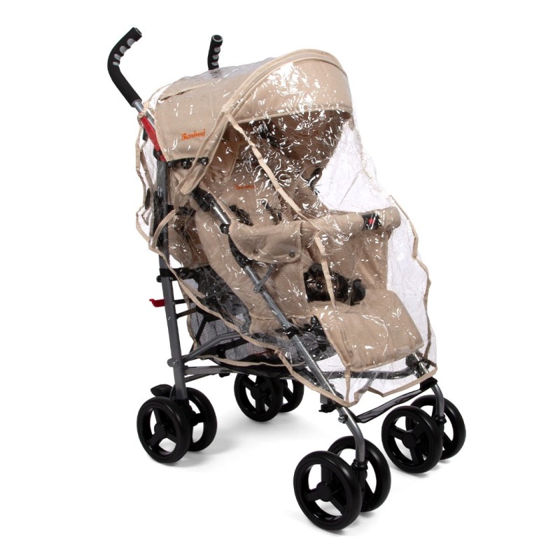 Carucior Luca, metal, poliester, bej, L.80 cm, BNST015-SD