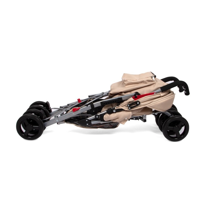 Carucior Luca, metal, poliester, bej, L.80 cm, BNST015-SD