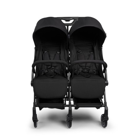 Carucior Duo Adige, metal, plastic, poliester, negru, L.86 cm, BNST033-BK
