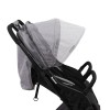 Carucior Duo Adige, metal, plastic, poliester, gri, L.86 cm, BNST033-GY