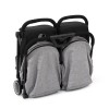 Carucior Duo Adige, metal, plastic, poliester, gri, L.86 cm, BNST033-GY