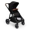 Carucior Duo Luiz, metal, plastic, poliester, negru, L.108 cm, BNST034-BK