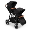 Carucior Duo Luiz, metal, plastic, poliester, negru, L.108 cm, BNST034-BK