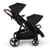 Carucior Duo Luiz, metal, plastic, poliester, negru, L.108 cm, BNST034-BK