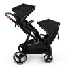 Carucior Duo Luiz, metal, plastic, poliester, negru, L.108 cm, BNST034-BK
