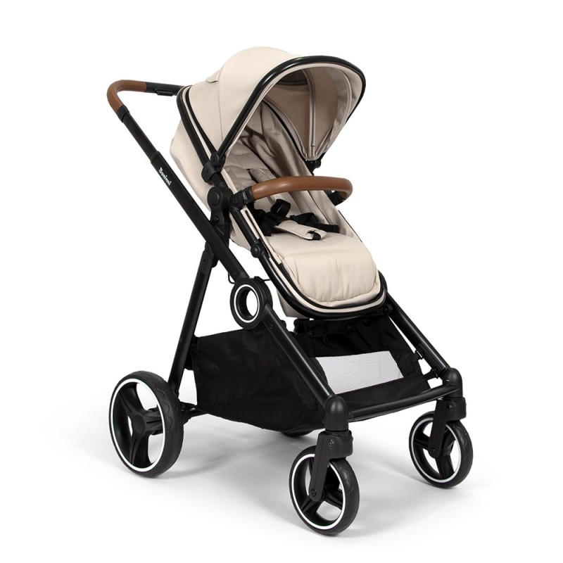 Carucior Duo Luiz, metal, plastic, poliester, bej, L.108 cm, BNST034-SD