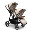 Carucior Duo Luiz, metal, plastic, poliester, bej, L.108 cm, BNST034-SD