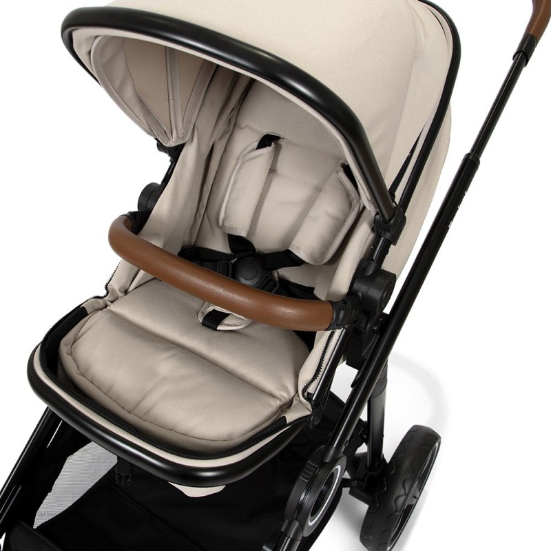Carucior Duo Luiz, metal, plastic, poliester, bej, L.108 cm, BNST034-SD