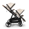 Carucior Duo Luiz, metal, plastic, poliester, bej, L.108 cm, BNST034-SD