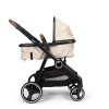 Carucior Duo Luiz, metal, plastic, poliester, bej, L.108 cm, BNST034-SD