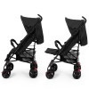 Carucior sport Winston, metal, poliester, negru, L.50 cm, LIBK000001-BK