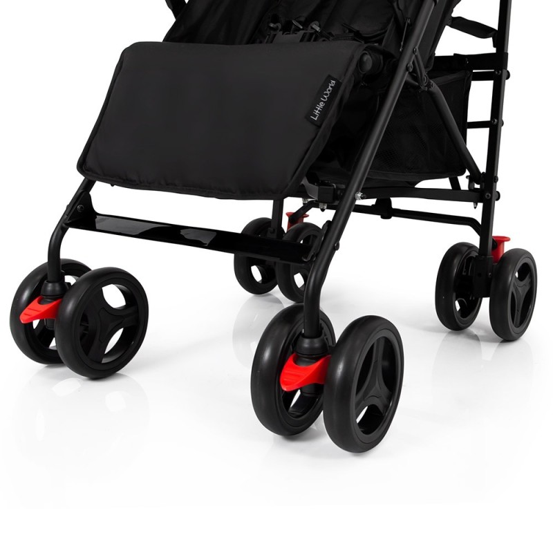 Carucior sport Winston, metal, poliester, negru, L.50 cm, LIBK000001-BK