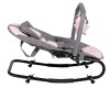 Balansoar pentru bebelusi Starwing, metal, plastic, poliester, gri/roz, H.55 cm, LWBO002-GYPK