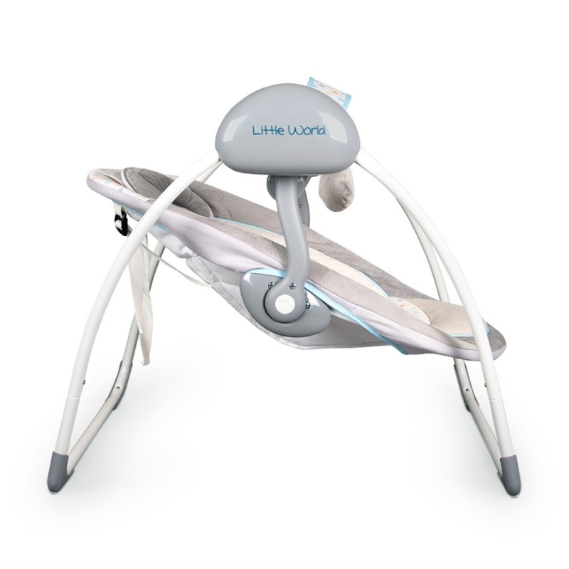 Balansoar pentru bebelusi Dreamday, plastic, gri, H.65 cm, LWBS001-DTS