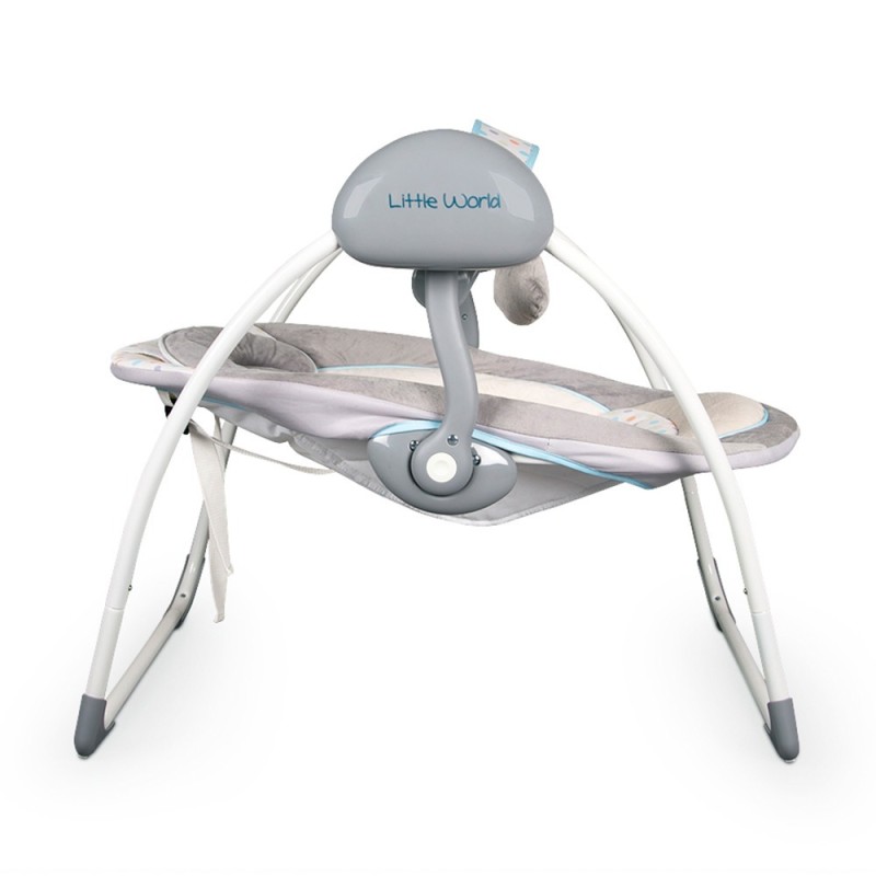 Balansoar pentru bebelusi Dreamday, plastic, gri, H.65 cm, LWBS001-DTS