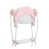 Balansoar pentru bebelusi Dreamday, plastic, roz, H.65 cm, LWBS001-PK