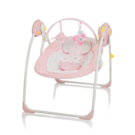 Balansoar pentru bebelusi Dreamday, plastic, roz, H.65 cm, LWBS001-PK