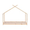 Pat pentru copii Larrisa, lemn, natural, 90 X 180 cm, MIBK000001-WOOD